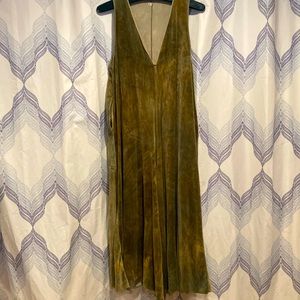 SINEW MOON SATURDAYS CHILD JUMPSUIT WILLOW HEMP VELOUR M/L ROMPER BOHO NWOT